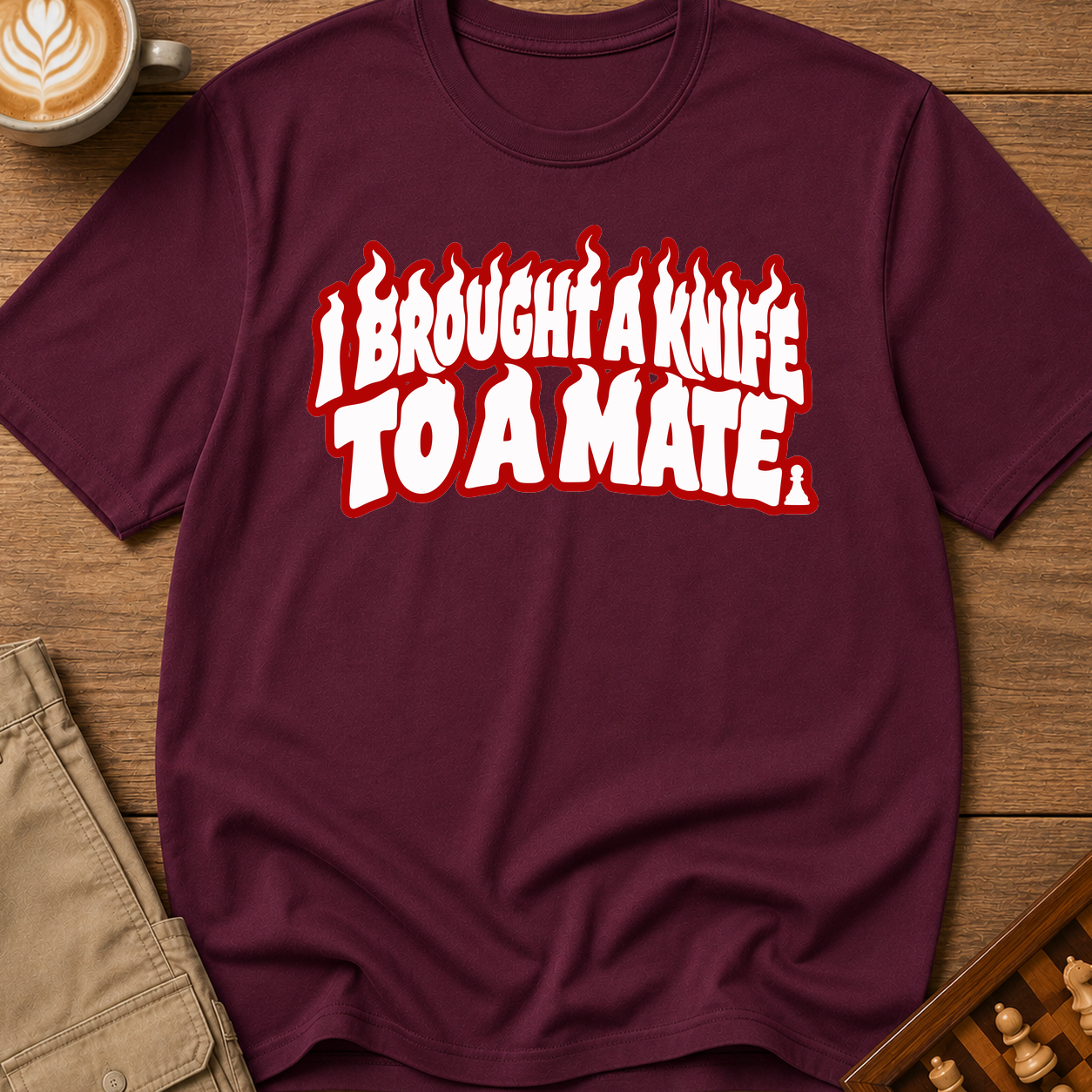 I Brought A Knife To A Mate T-Shirt