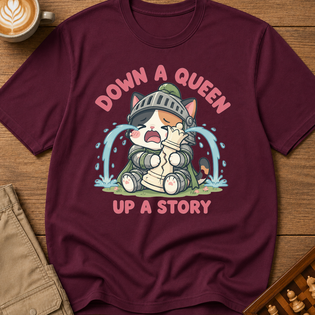 Down a Queen Up a Story T-Shirt