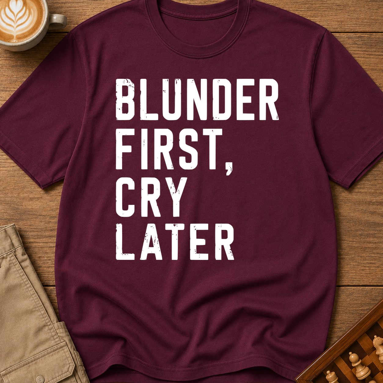 Blunder First Cry Later T-Shirt