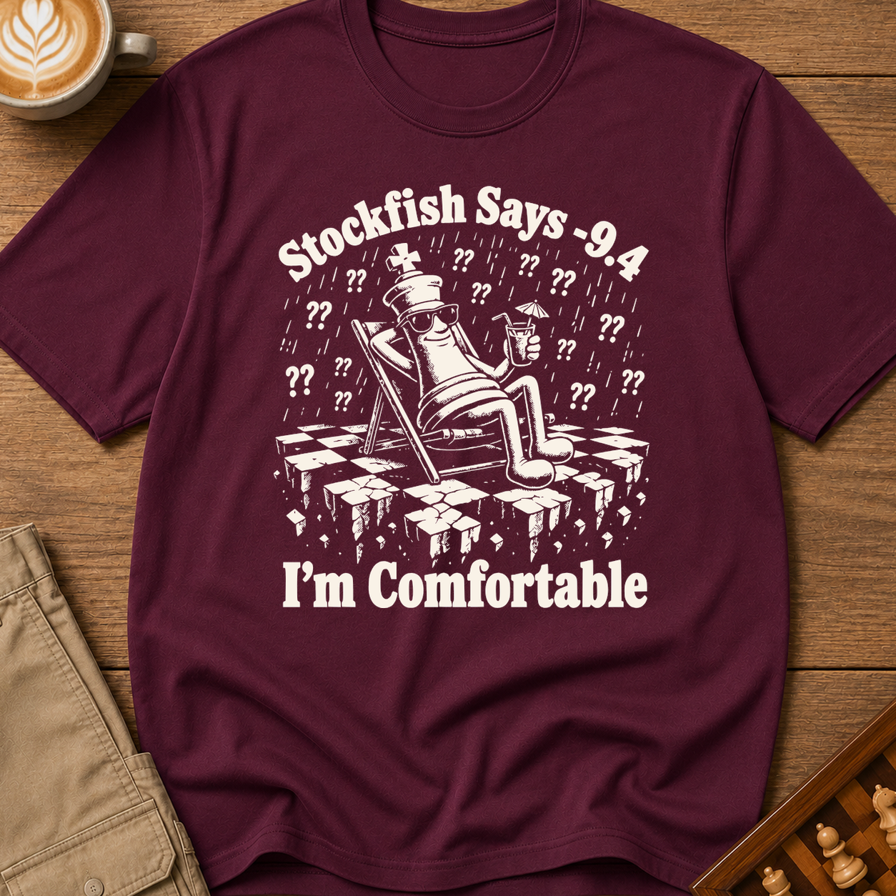 Stockfish Says I'm Comfortable T-Shirt