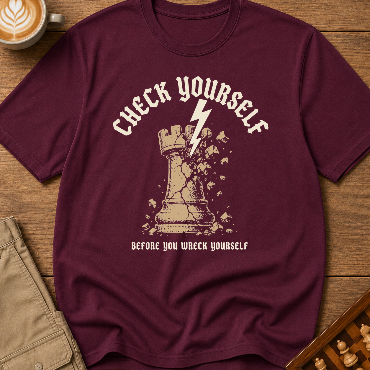Check Yourself Before You Wreck Yourself T-Shirt