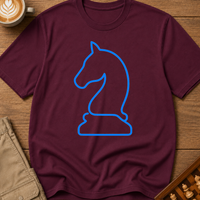 Knight Blue Outline T-Shirt