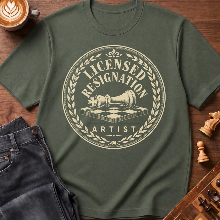 Licensed Resignation Artist T-Shirt