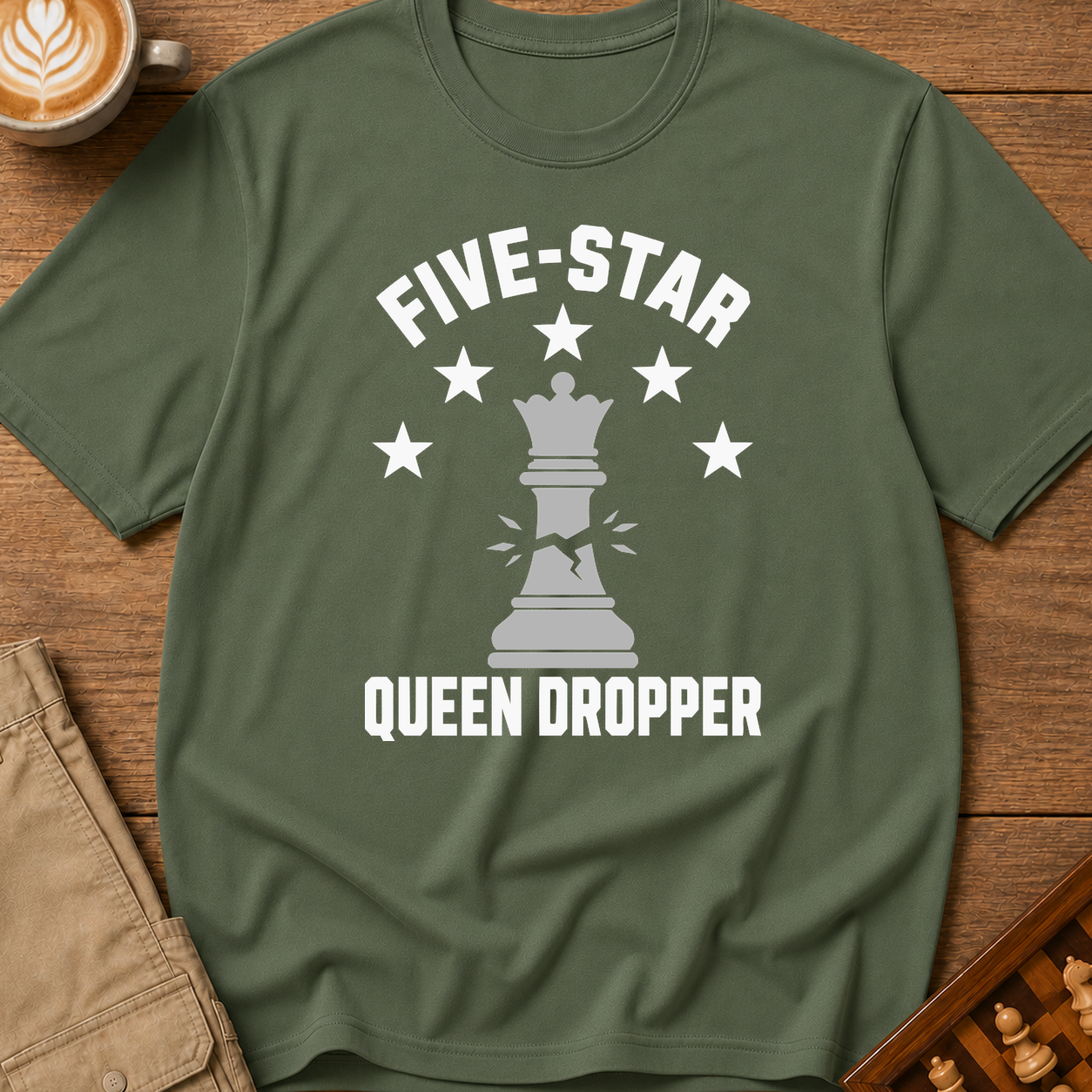 Five-Star Queen Dropper T-Shirt