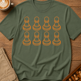 Pawns Orange Minimal T-Shirt
