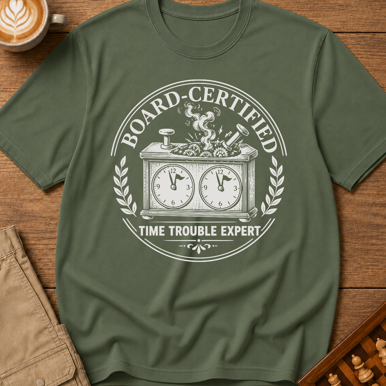 Board-Certified Time Trouble Expert T-Shirt