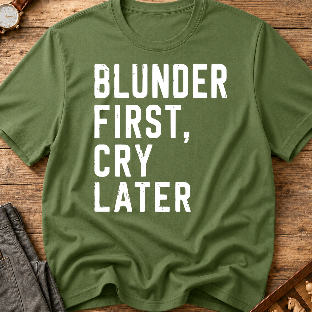 Blunder First Cry Later T-Shirt