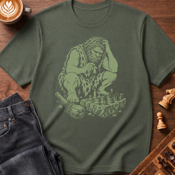 Caveman Chess Theory T-Shirt