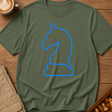 Knight Blue Outline T-Shirt