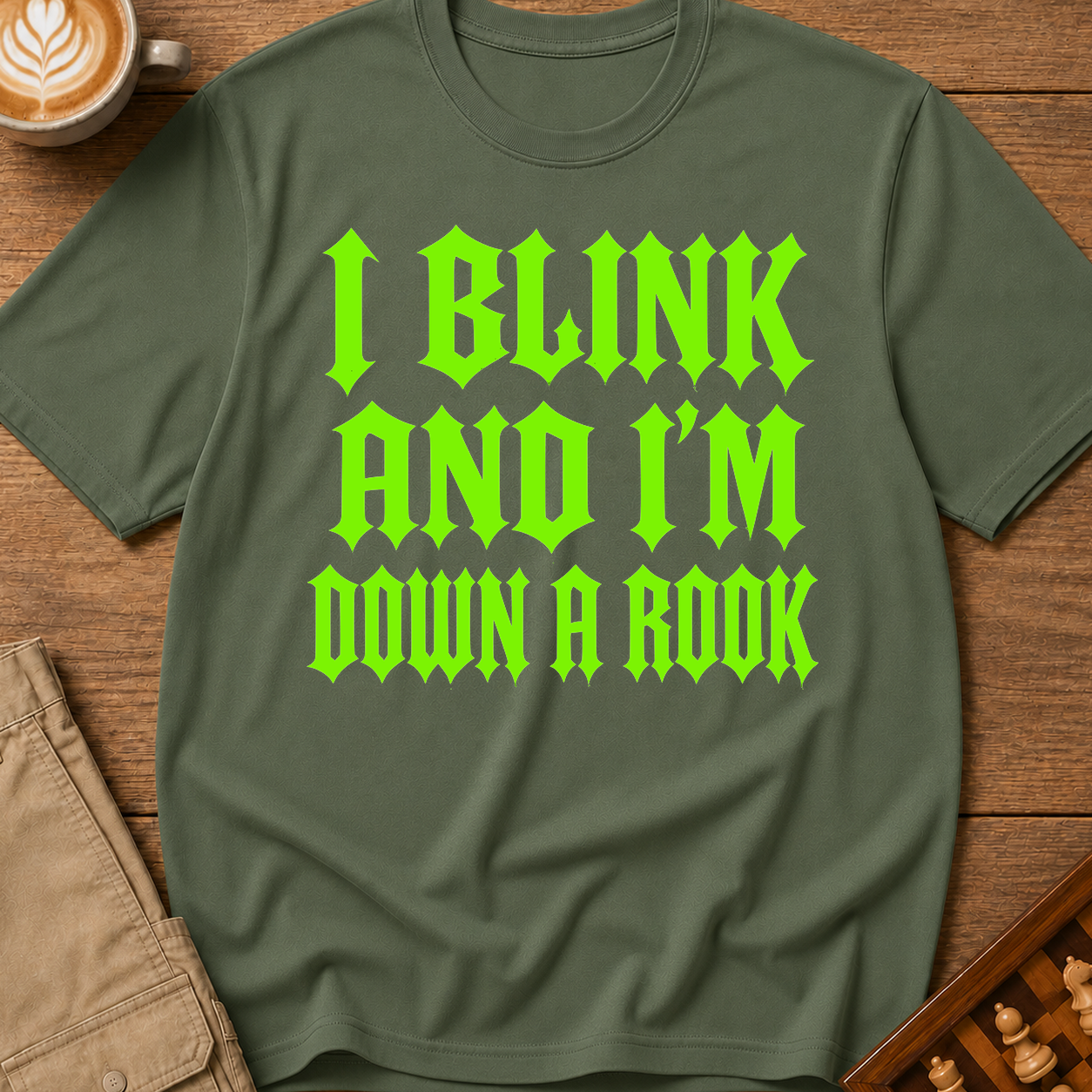 I Blink And I'm Down A Rook T-Shirt
