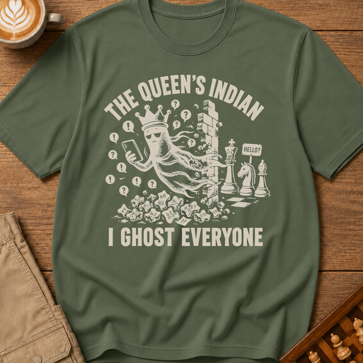 The Queen's Indian I Ghost Everyone II T-Shirt