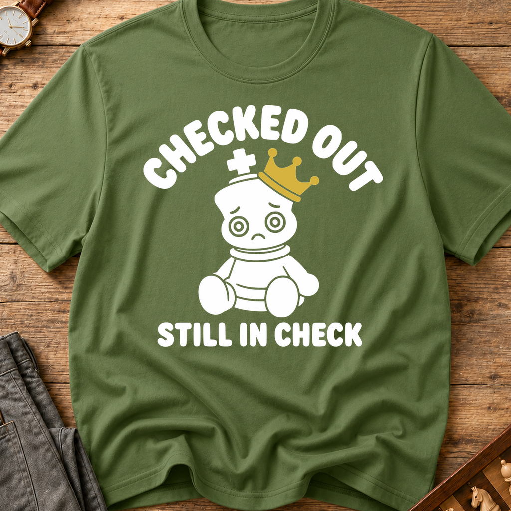 Checked Out Still In Check T-Shirt
