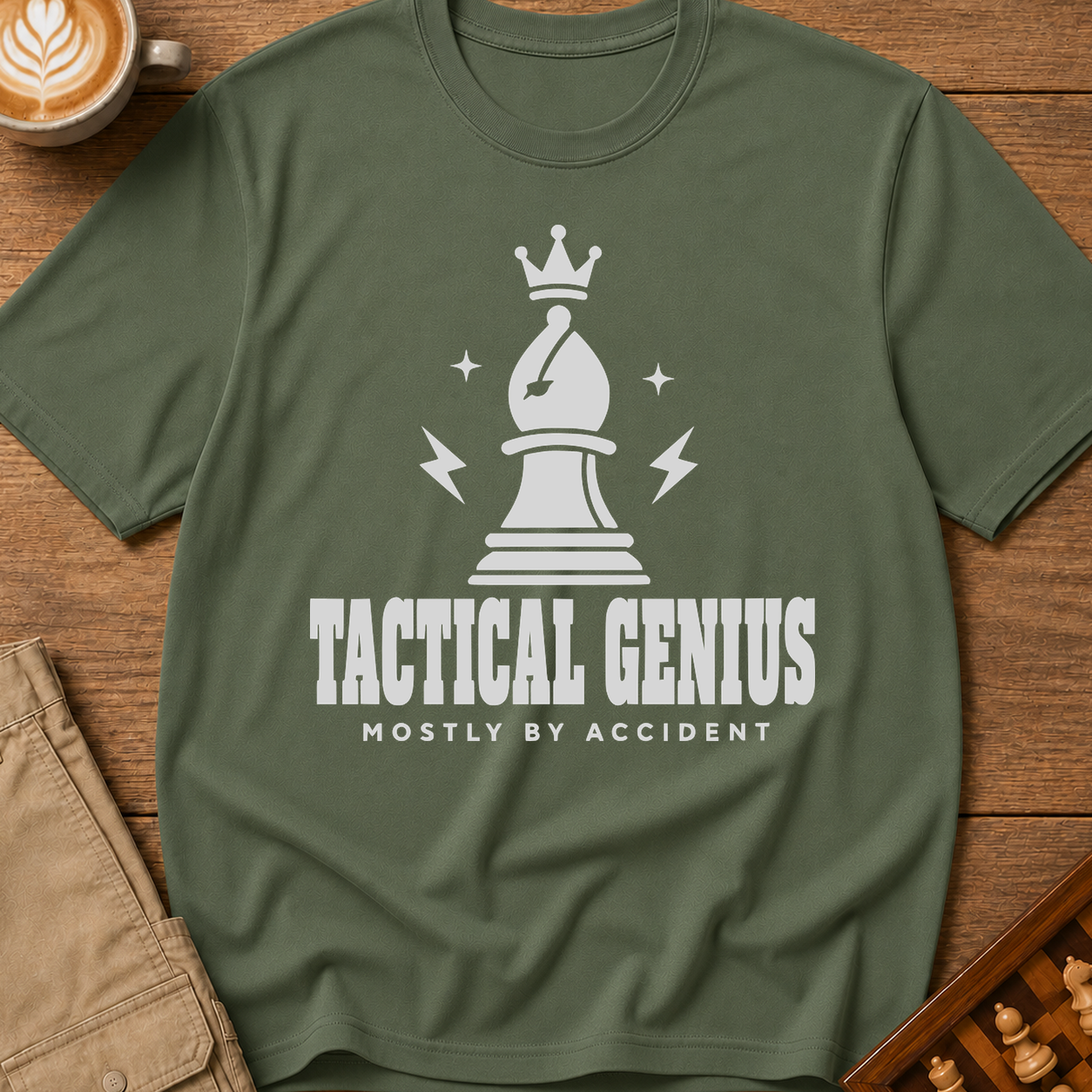 Tactical Genius By Accident T-Shirt