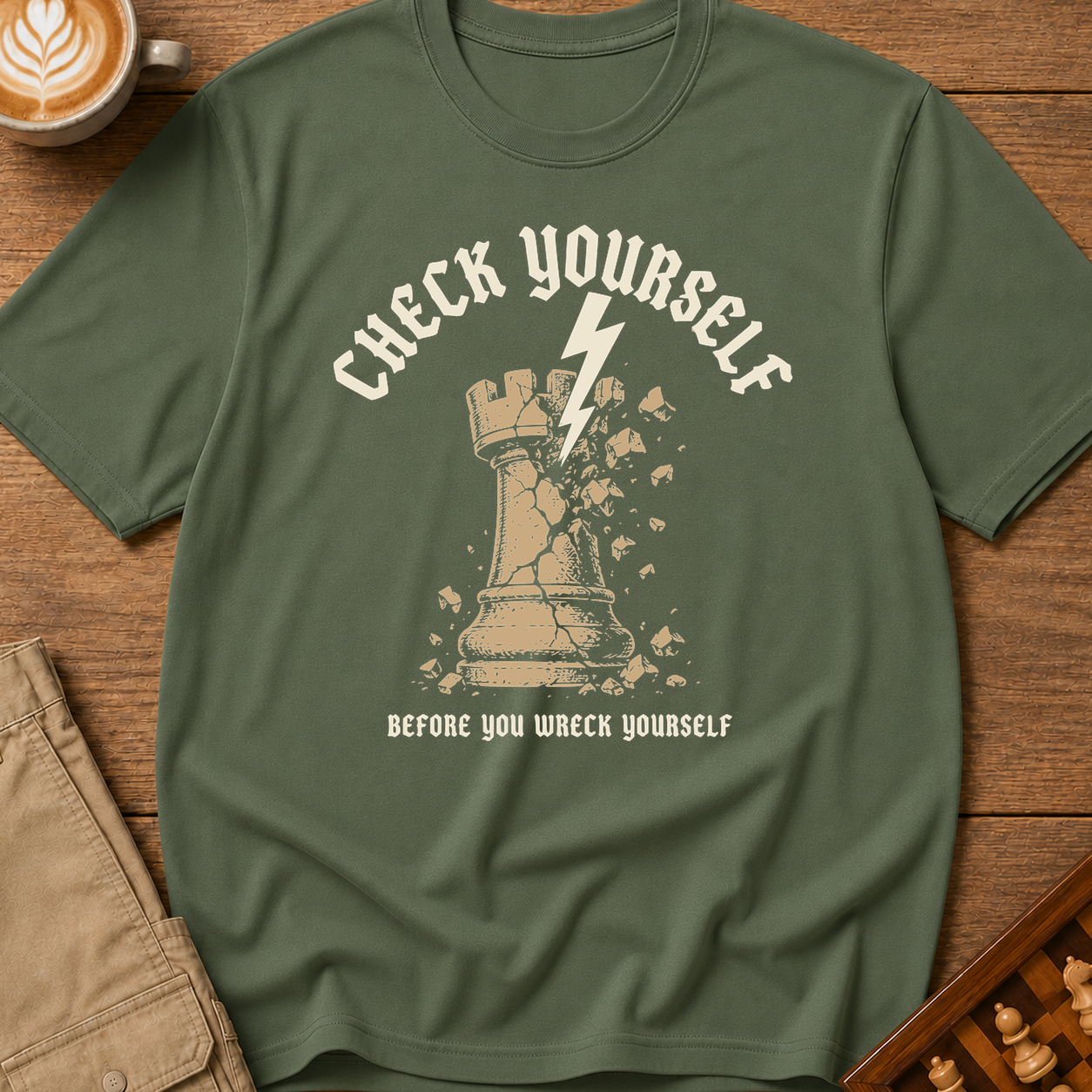 Check Yourself Before You Wreck Yourself T-Shirt