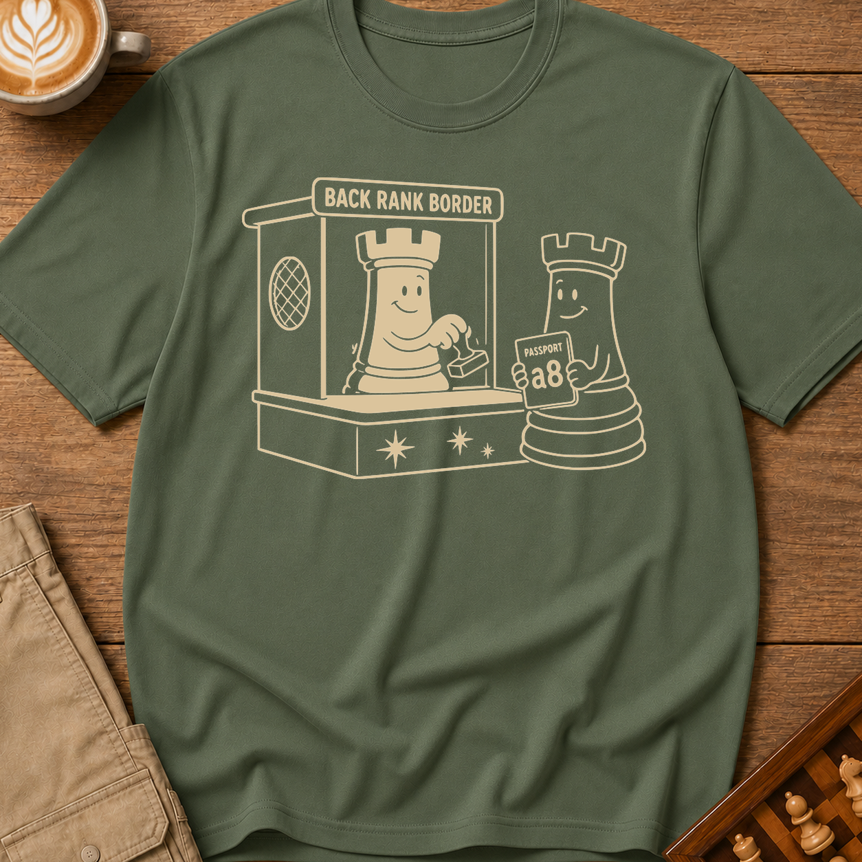 Back Rank Border T-Shirt