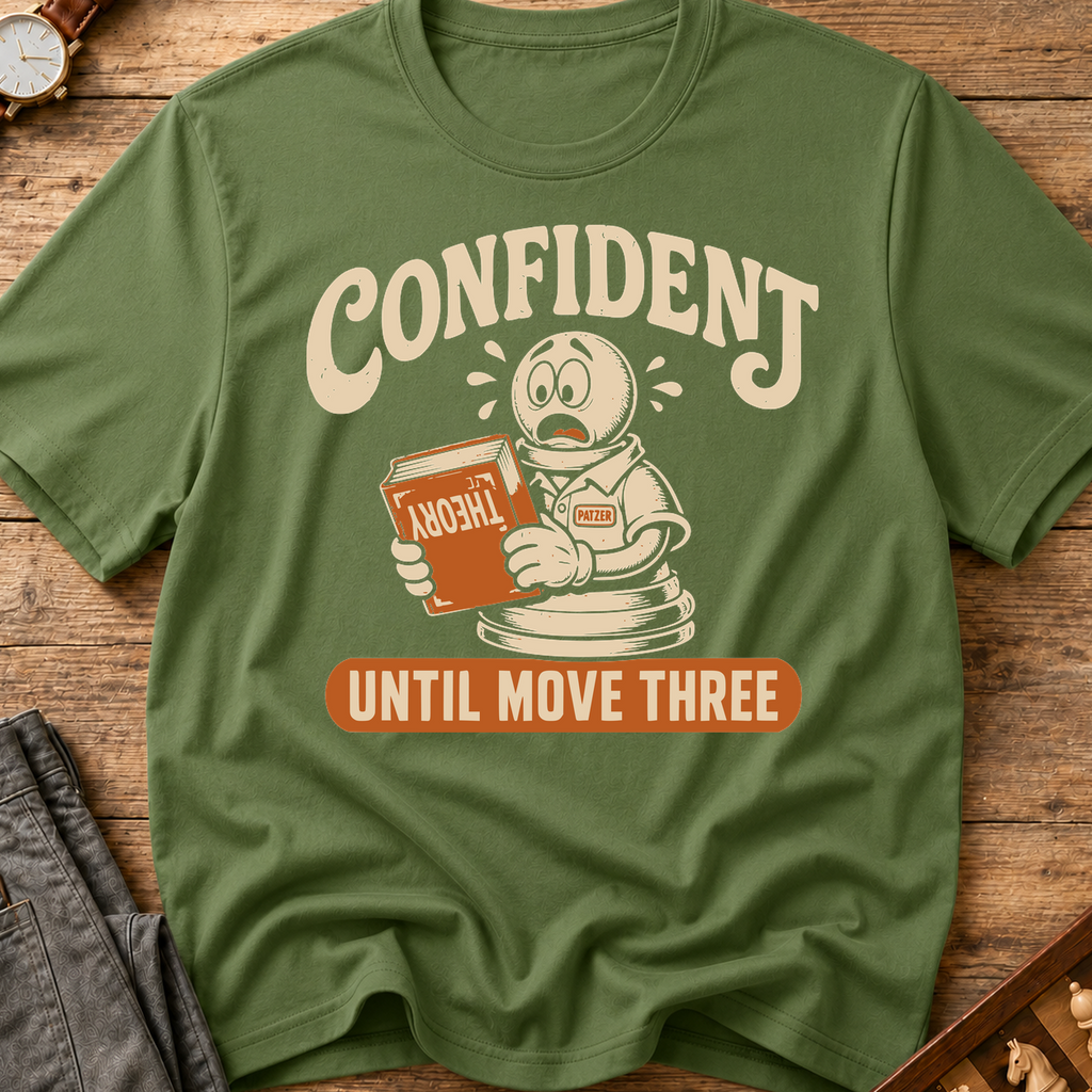 Confident Until Move Three T-Shirt