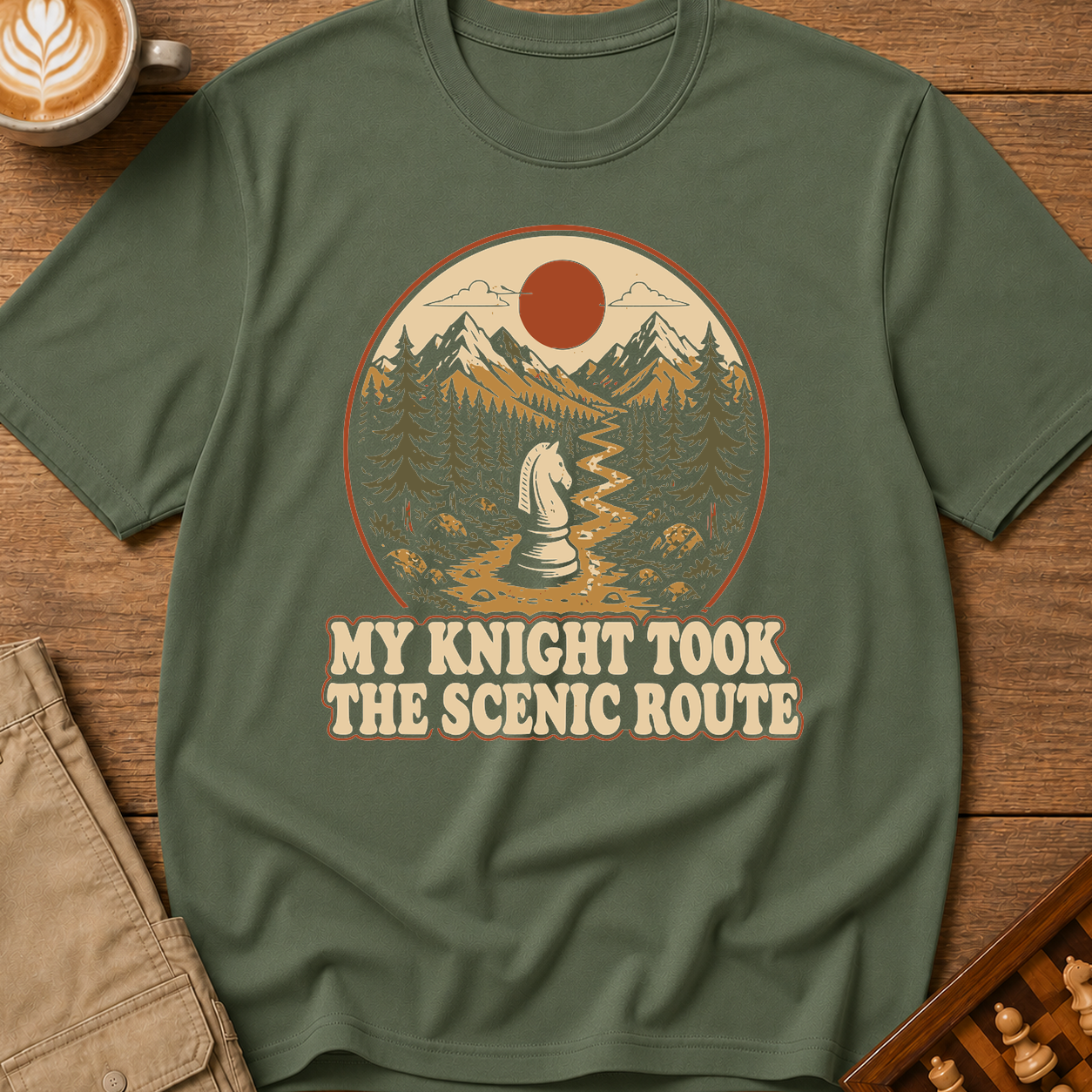 My Knight Took The Scenic Route T-Shirt