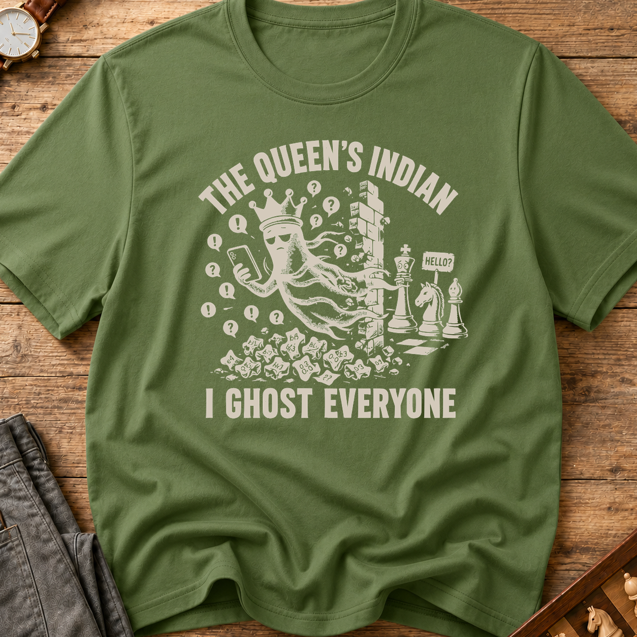 The Queen's Indian I Ghost Everyone II T-Shirt