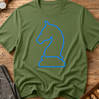 Knight Blue Outline T-Shirt