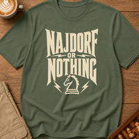 Najdorf or Nothing Gold T-Shirt