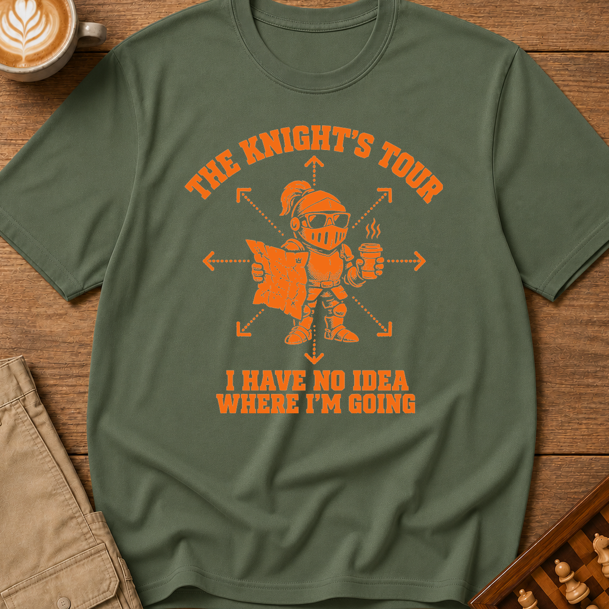 The Knight's Tour I Have No Idea Where I'm Going T-Shirt