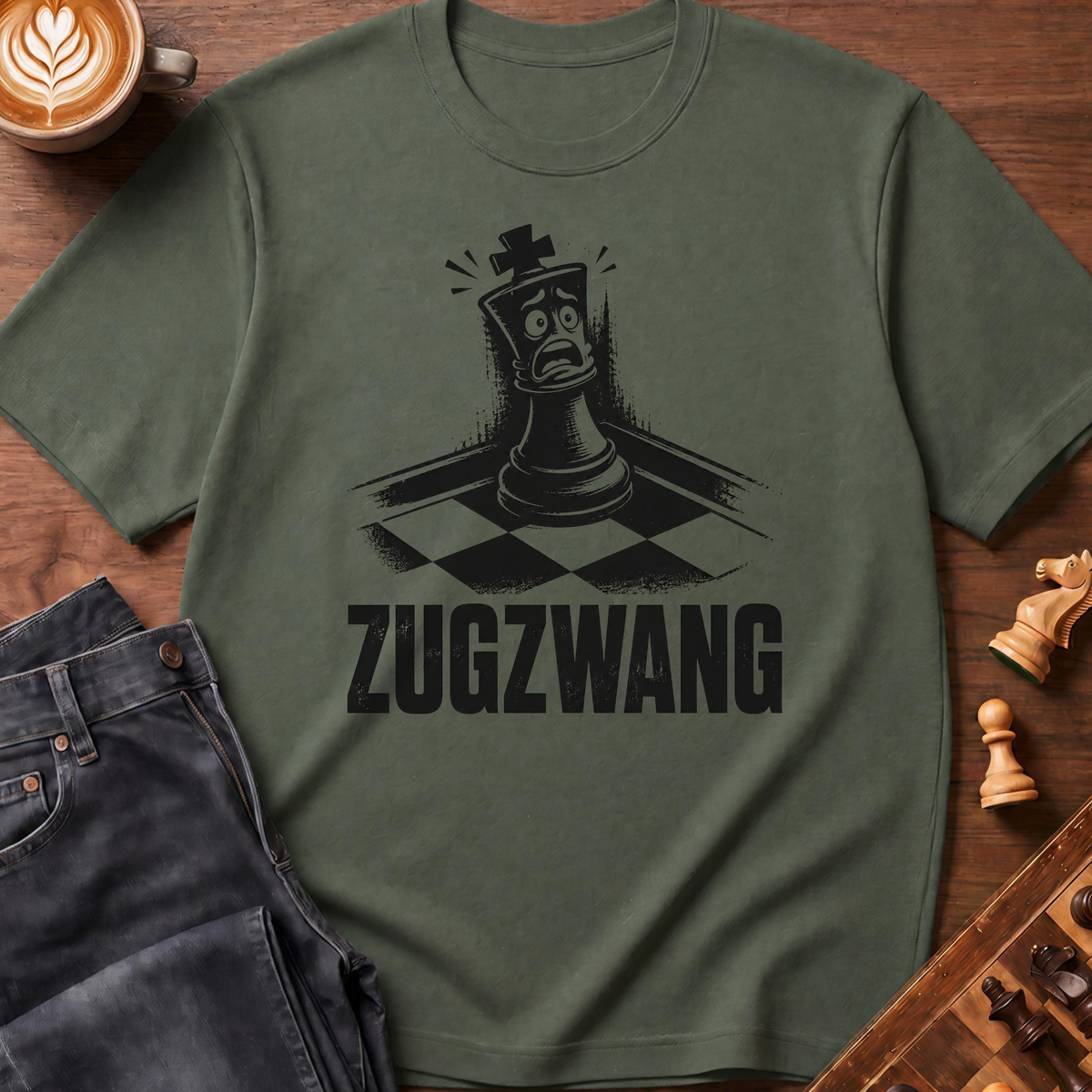 Zugzwang Panic King T-Shirt