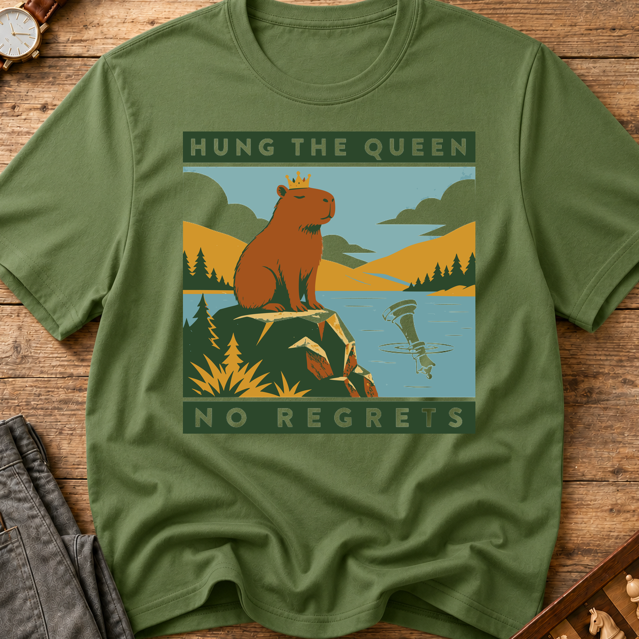 Hung The Queen No Regrets T-Shirt