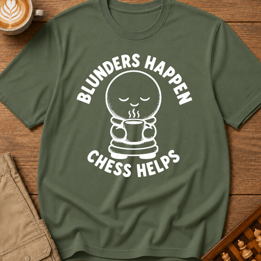 Blunders Happen Chess Helps T-Shirt