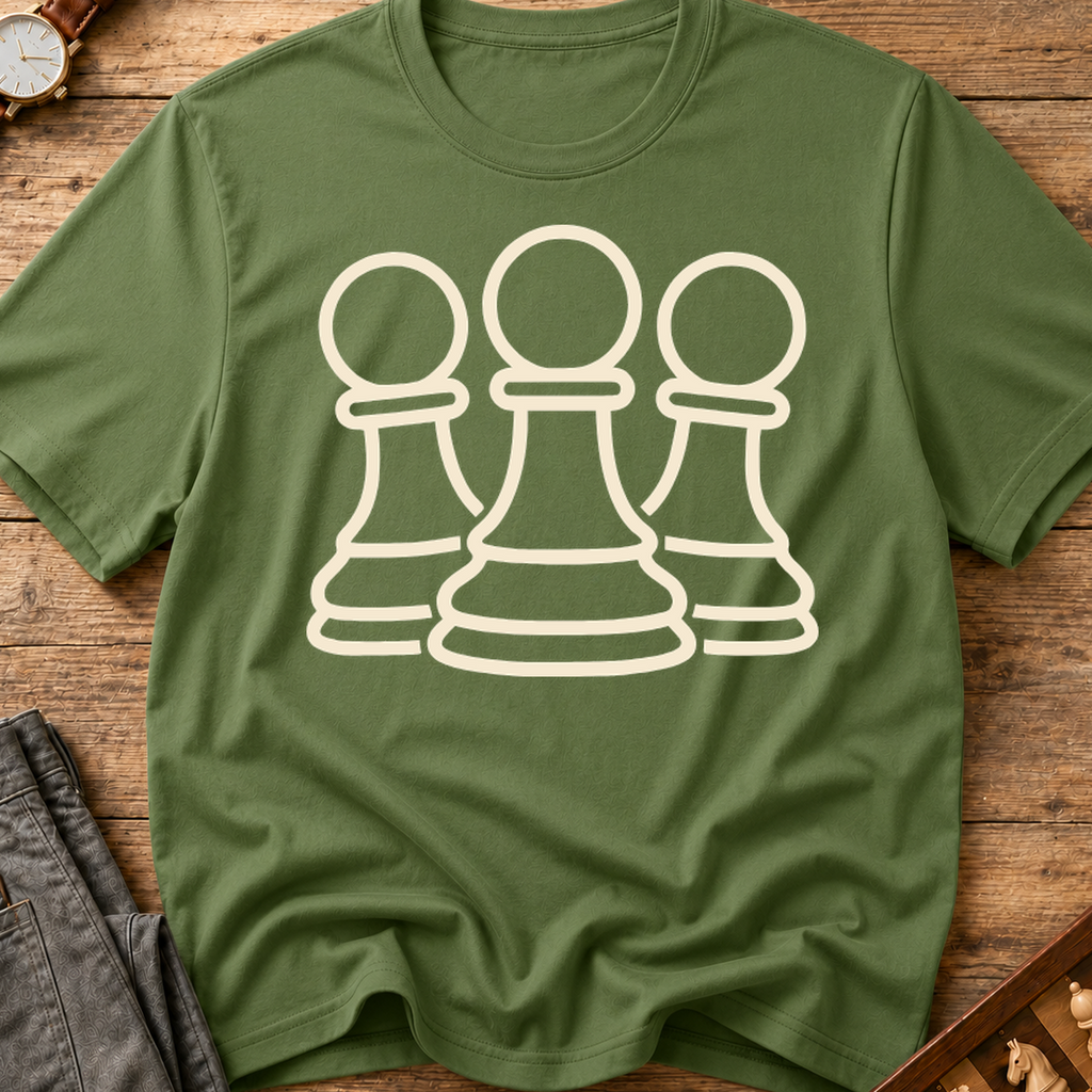 Pawn Trio Outline T-Shirt