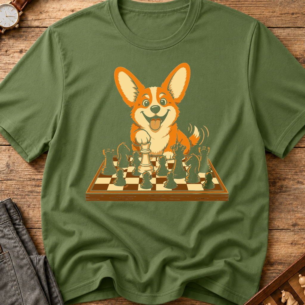 Caped Crusader Corgi T-Shirt
