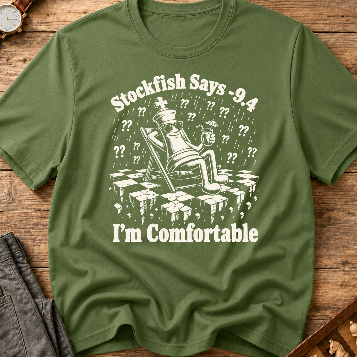 Stockfish Says I'm Comfortable T-Shirt