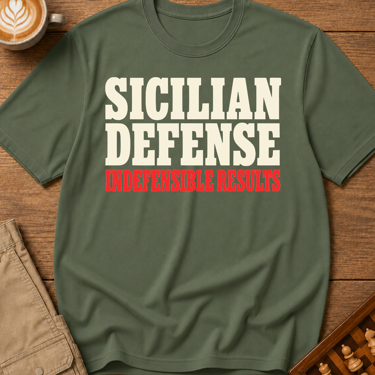 Sicilian Defense Indefensible Results T-Shirt