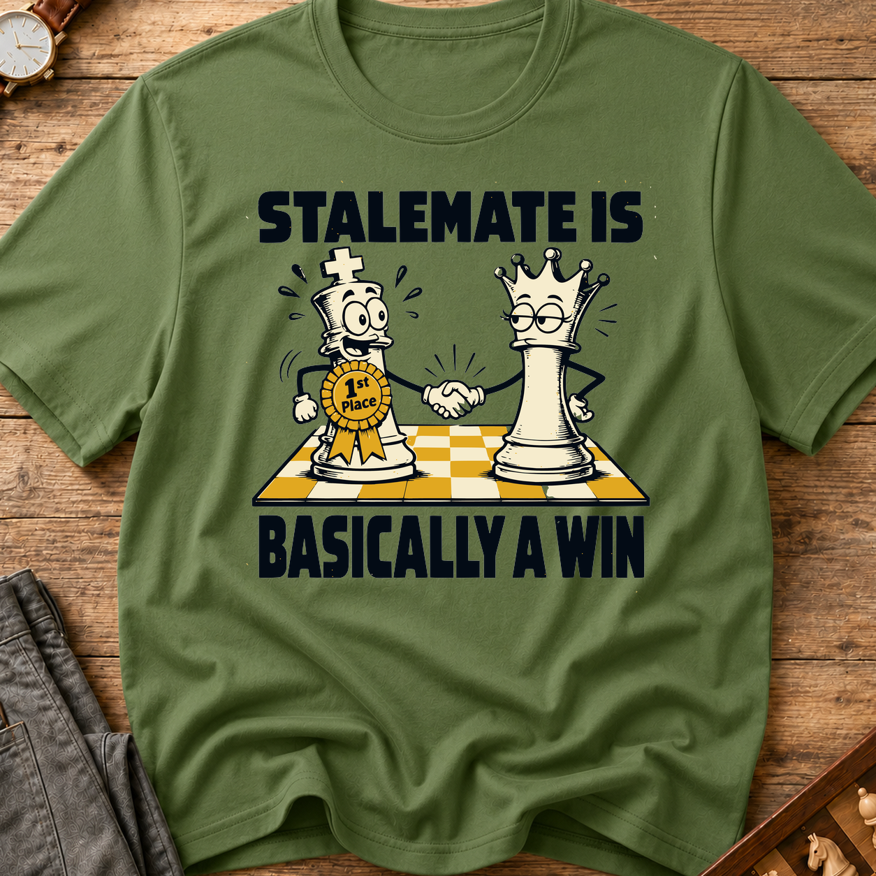 Stalemate Is Basically A Win T-Shirt