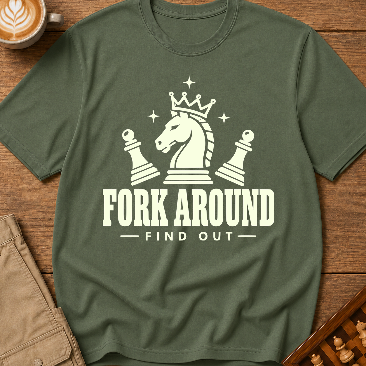 Fork Around Knight T-Shirt