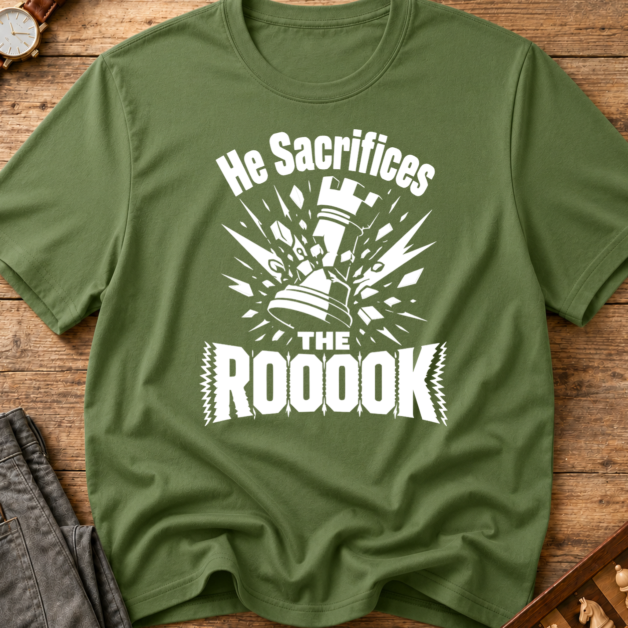 He Sacrifices The Roooook T-Shirt