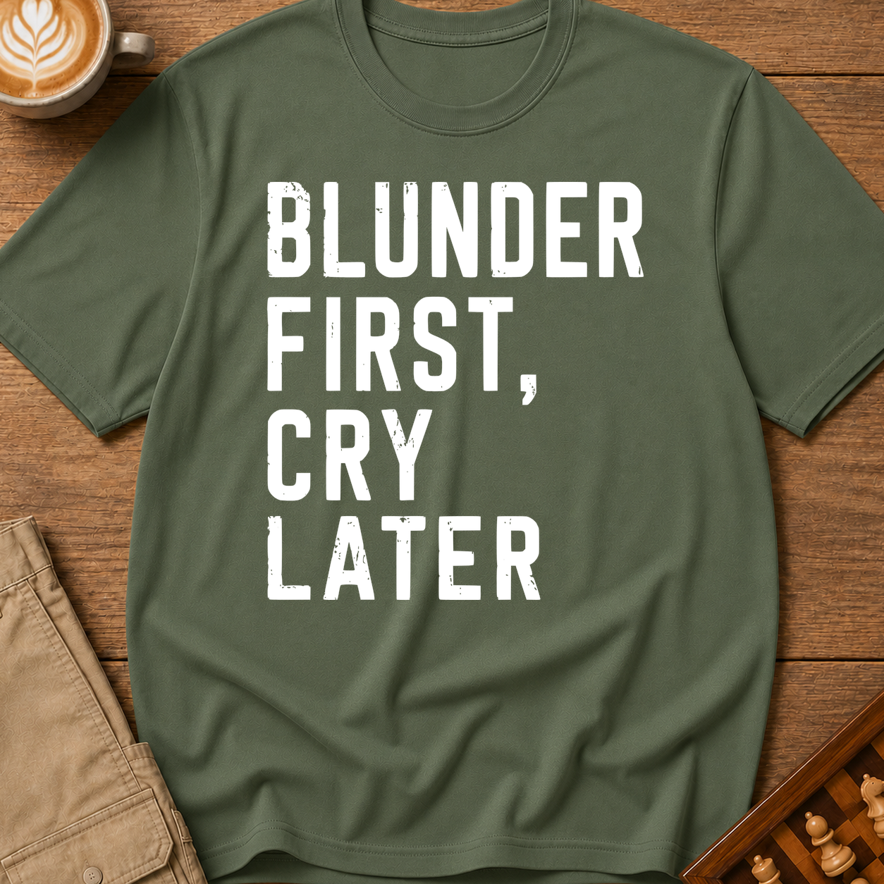 Blunder First Cry Later T-Shirt