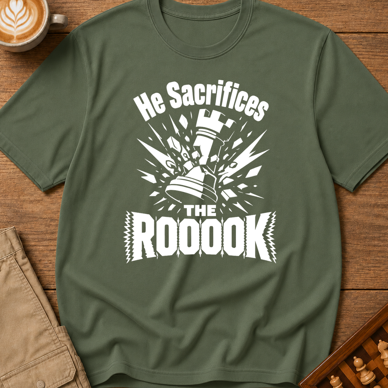 He Sacrifices The Roooook T-Shirt
