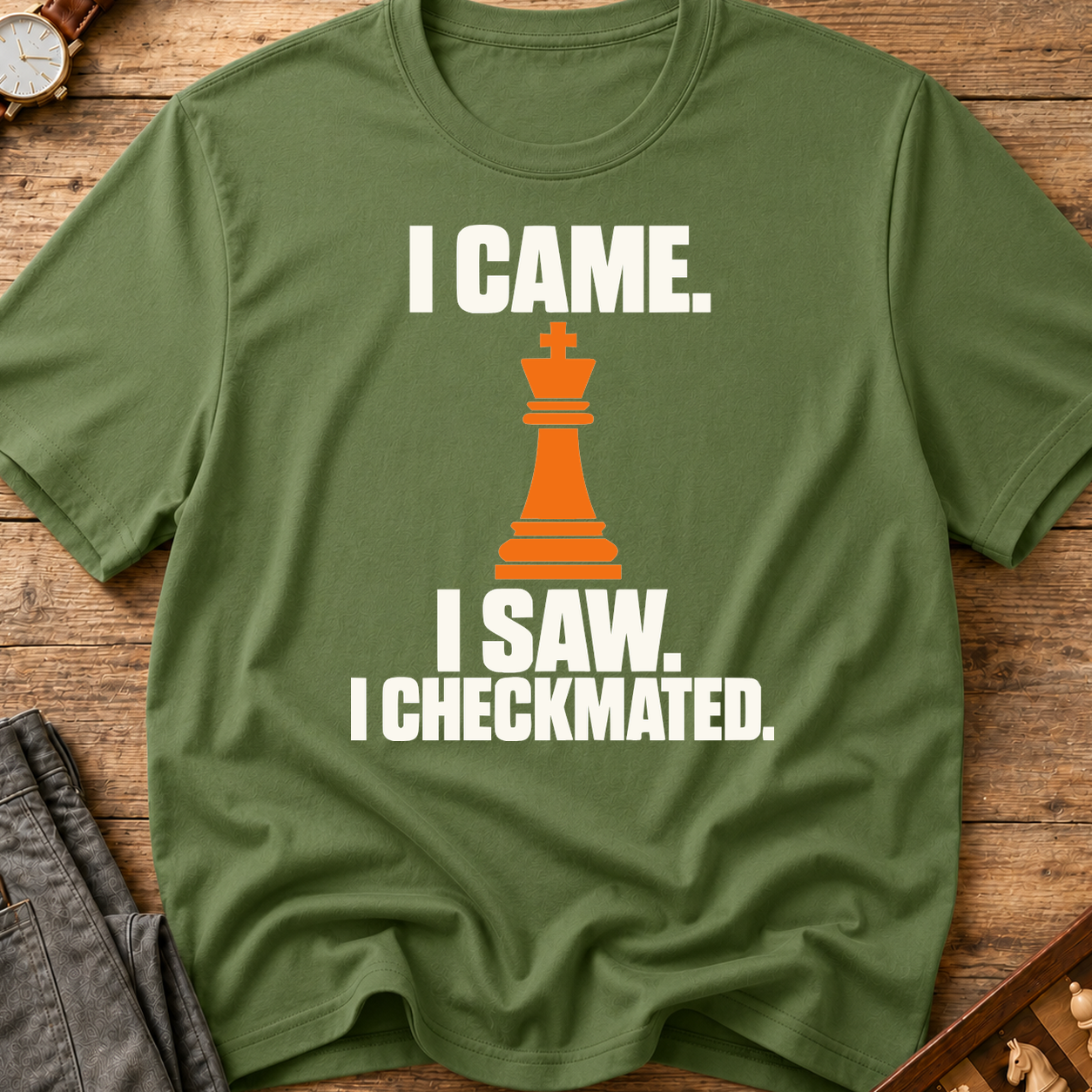 I Came I Saw I Checkmated T-Shirt