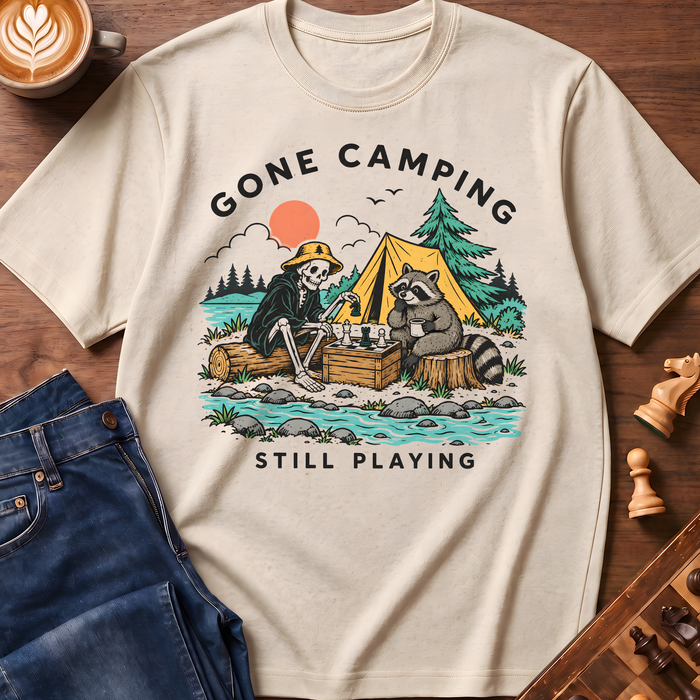 Still Playing Camping T-Shirt