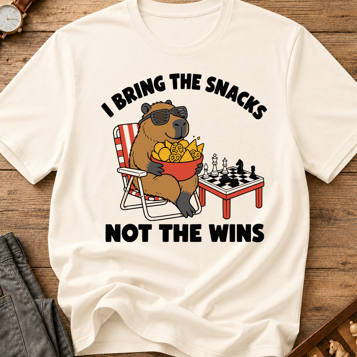 I Bring The Snacks Not The Wins T-Shirt