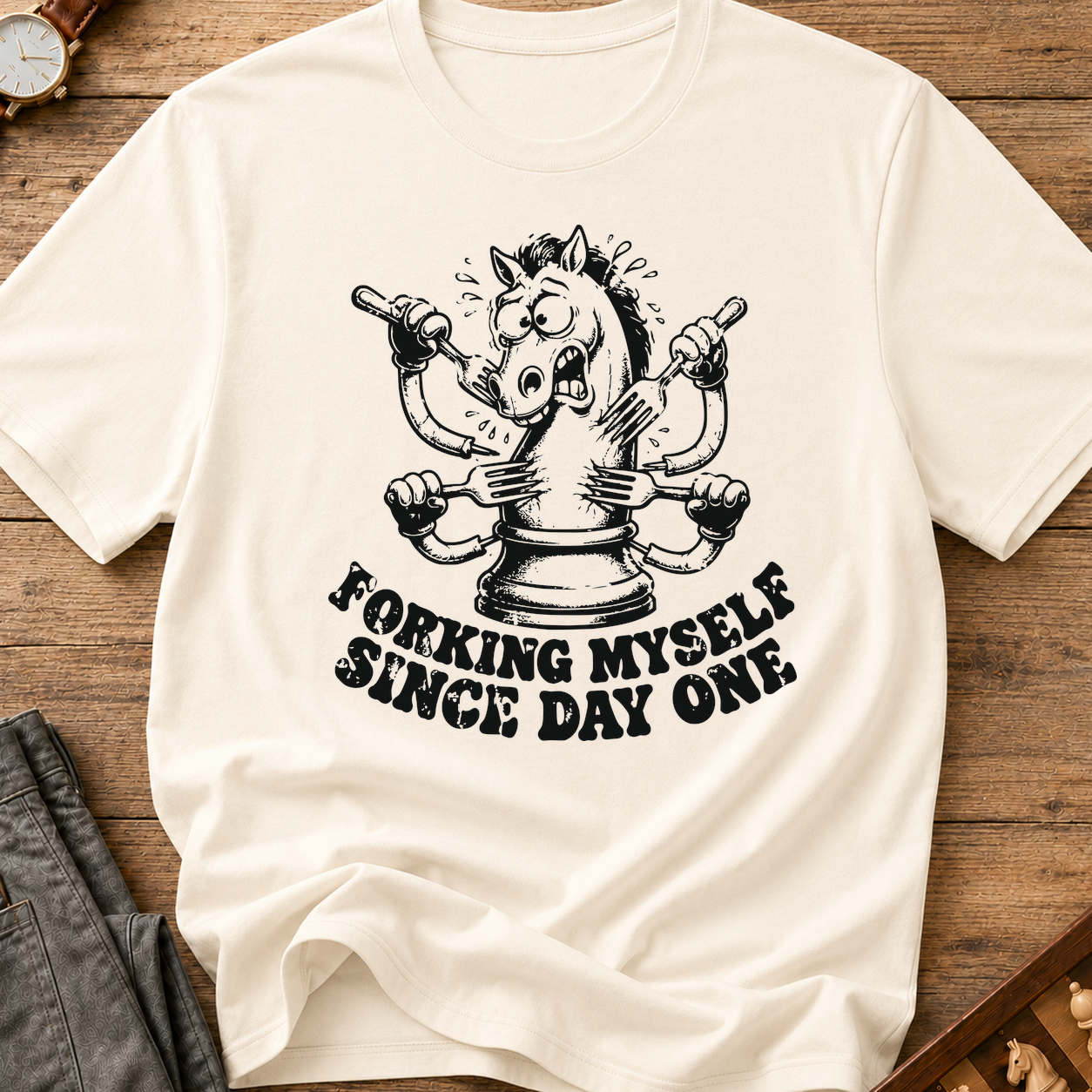 Forking Myself Since Day One T-Shirt