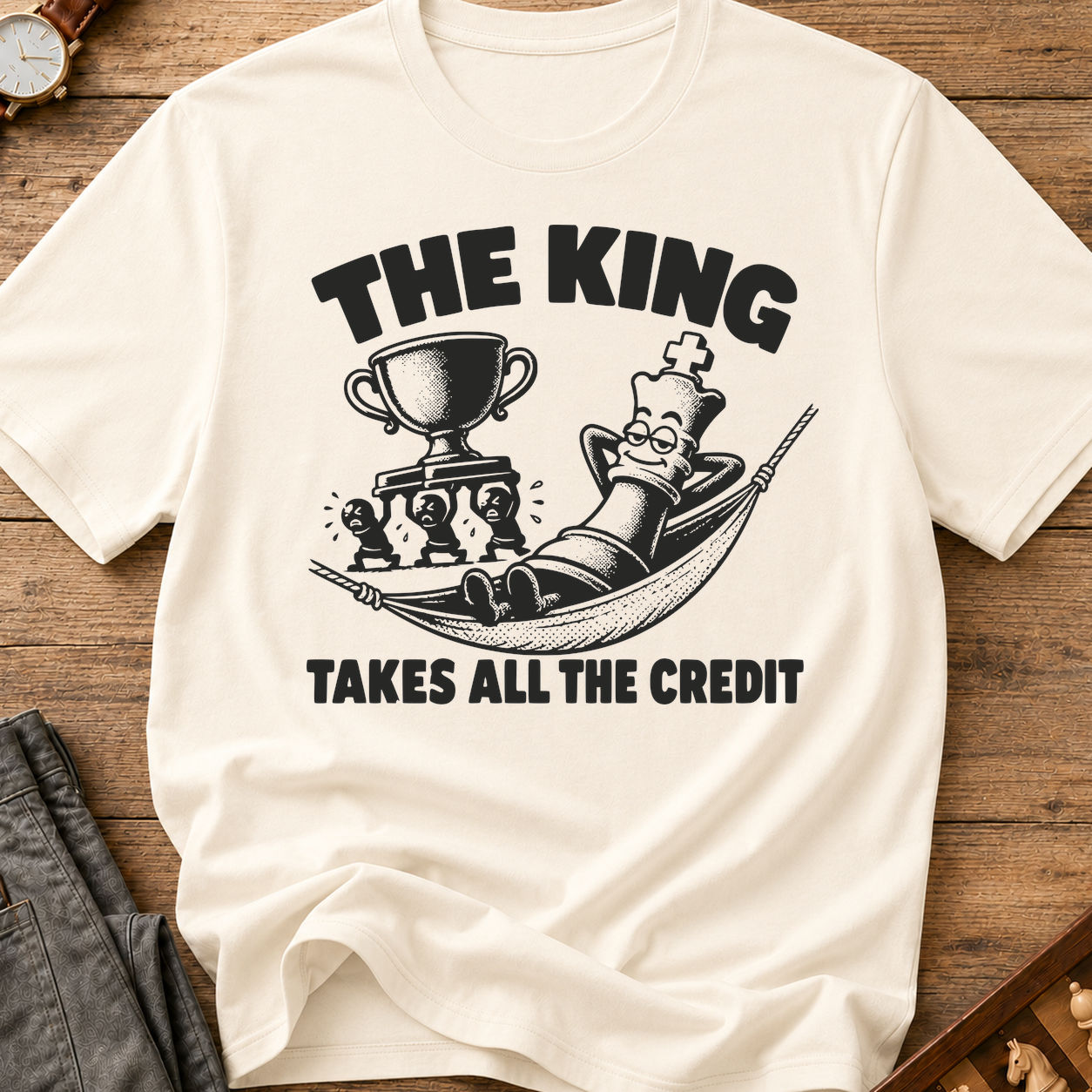 The King Takes All The Credit T-Shirt