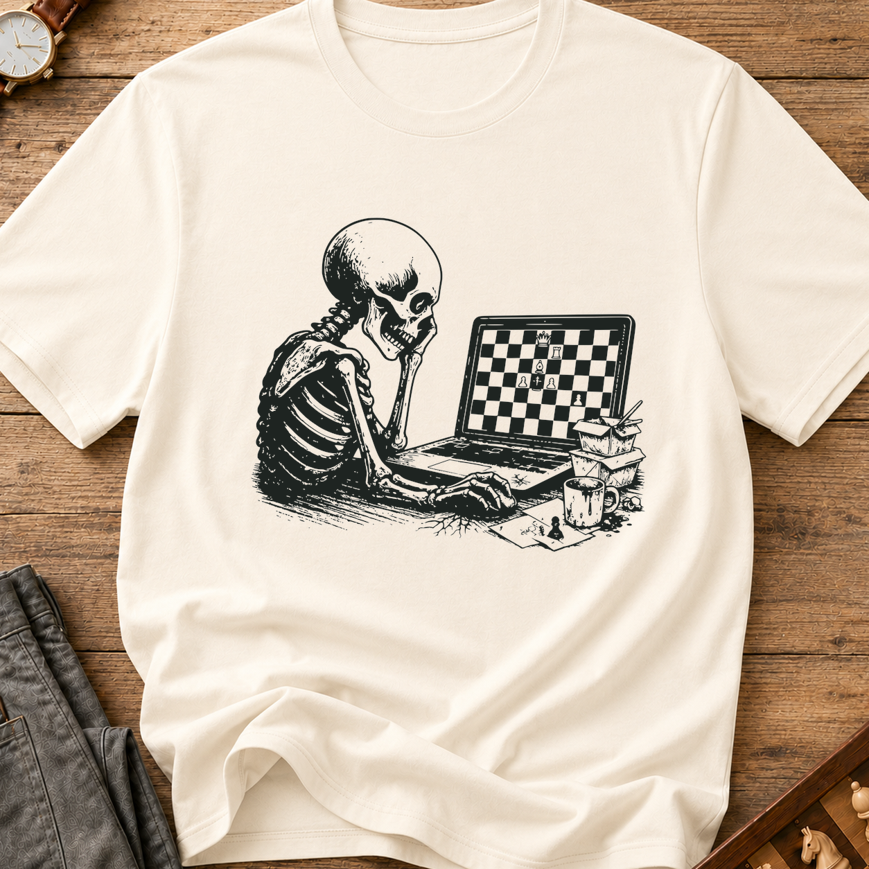 Death By Online Chess T-Shirt