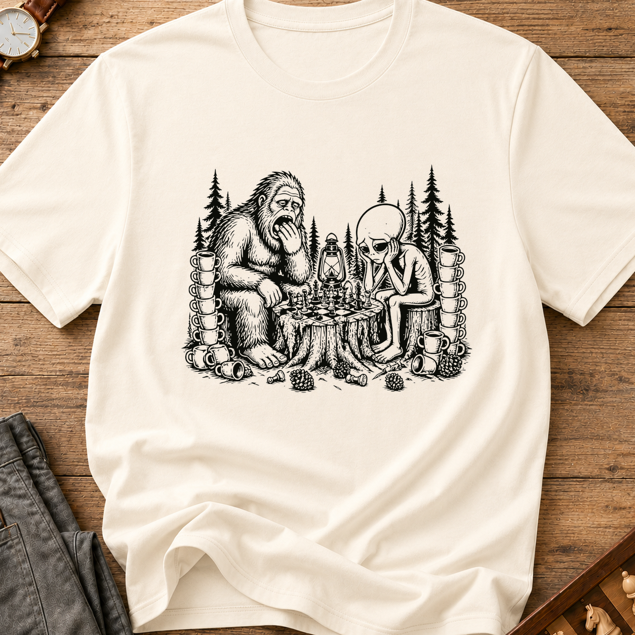 Cryptid Chess Club T-Shirt