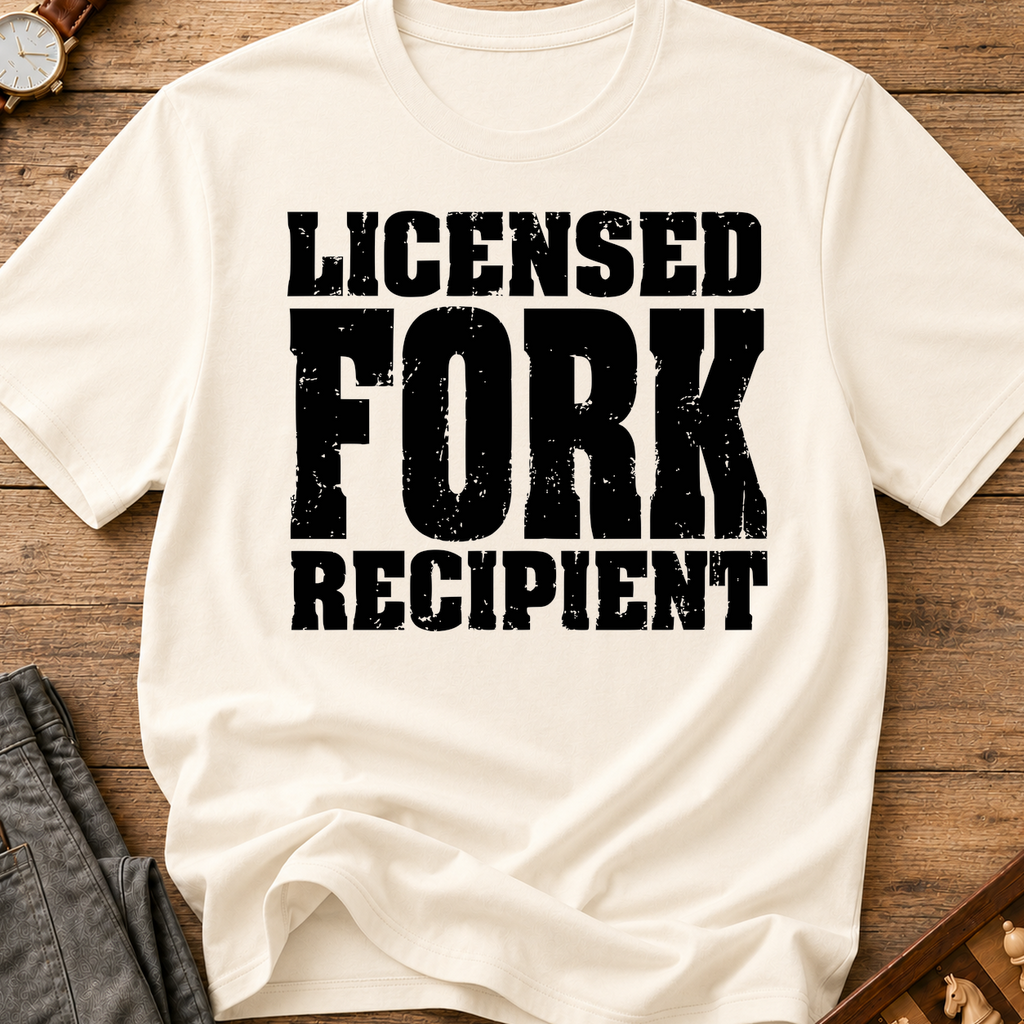 Licensed Fork Recipient T-Shirt