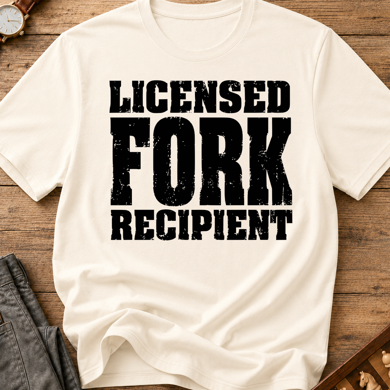 Licensed Fork Recipient T-Shirt