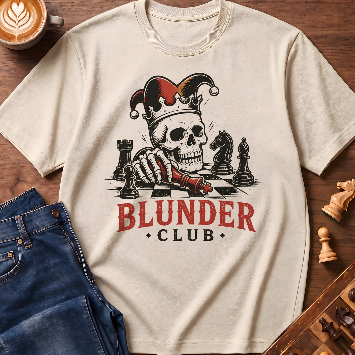 Jester Skull Logo T-Shirt