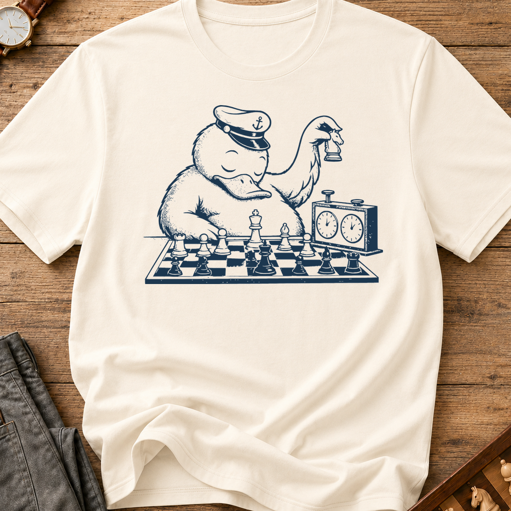 Knight Navy Outline T-Shirt