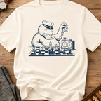 Knight Navy Outline T-Shirt