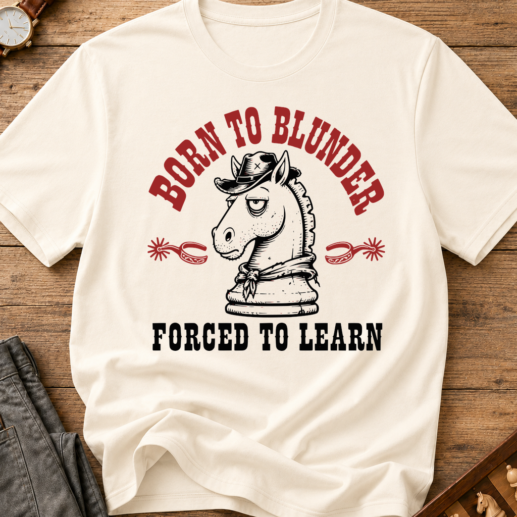 Born To Blunder Forced To Learn T-Shirt